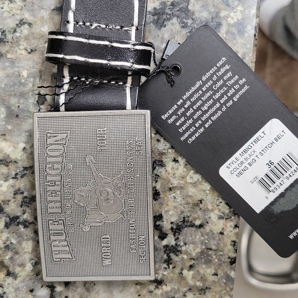 True Religion Belt waist 36